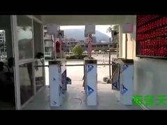 Turnstile van de Bouwwerfdriepoot Kaartlezer 3 de Richtingtoegang van Wapenbi