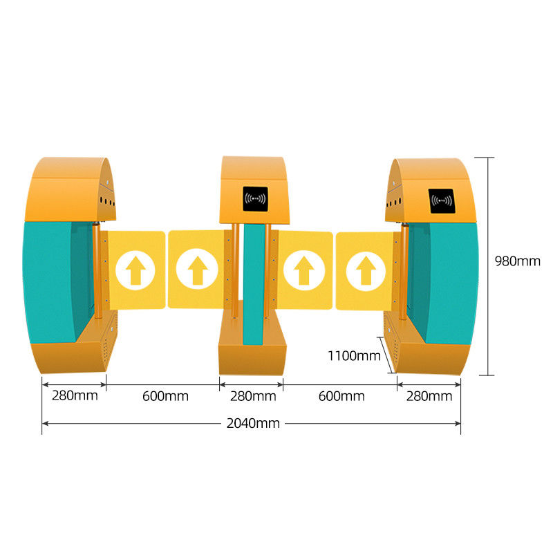 40p/minute van de de Barrièrepoort van de kleuterschoolschommeling Turnstile 0.2s voor de Speelplaats van Kinderen